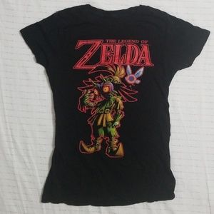Zelda Majoras Mask T shirt Small Black